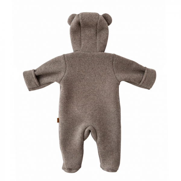 Kombinezon z wełny merino - taupe