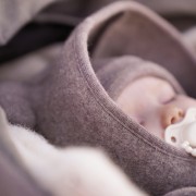 Kombinezon z wełny merino - taupe