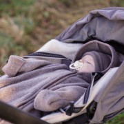 Kombinezon z wełny merino - taupe