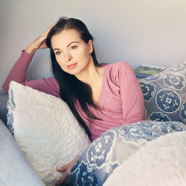 Rosetta pillow Bianca