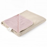 Light bamboo blanket - Stones pink - beige