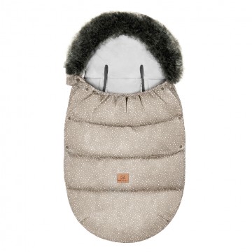 Winter stroller sleeping bagSN&Oslash; 0-2 yo - Stones beige