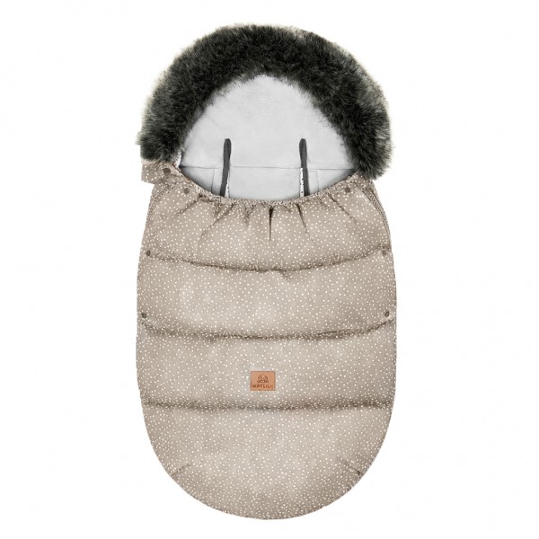 Winter stroller sleeping bagSNØ 0-2 yo - Stones beige