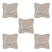 Bamboo muslin mini square Paradise feathers