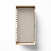 Bamboo crib sheet - Stones beige