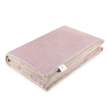 Warm bamboo blanket Grey owls Silver