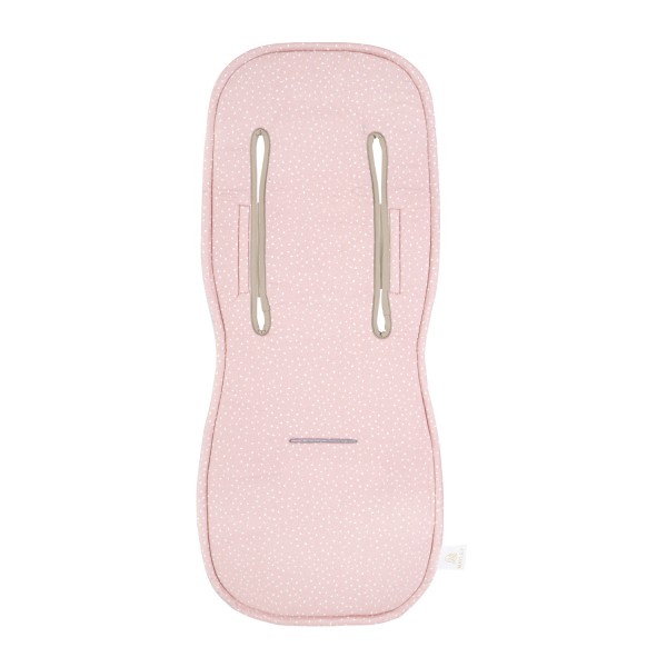 Bamboo stroller pad V1 - Stones pink