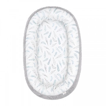 Baby nest Luxe Heavenly feathers Grey
