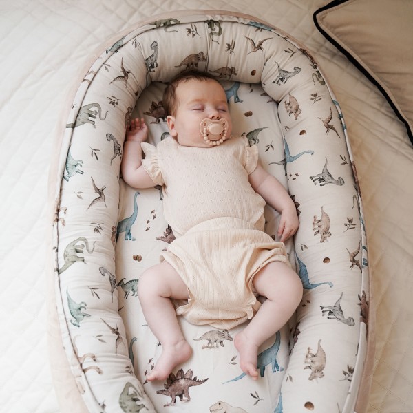Bamboo baby nest - Stones taupe