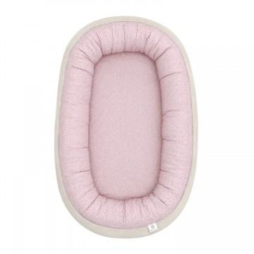 Bamboo baby nest - Stones pink