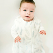 Bamboo muslin sleeping bag Paradise feathers
