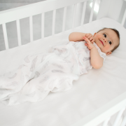 Bamboo muslin sleeping bag Paradise feathers