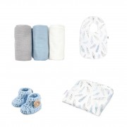 Baby Layette XXL Set - 15 pcs - light blue