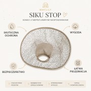 SIKU STOP® nieprzemakalny ochraniacz do fotelika samochodowego - Kamyczki róż