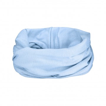 Bamboo snood scarf - light blue