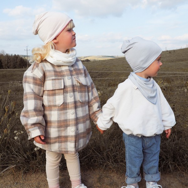 Bamboo snood scarf - graphite