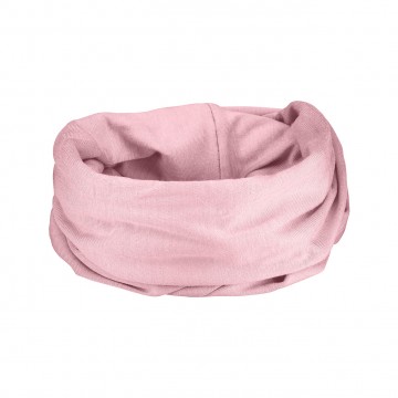Bamboo snood scarf - blush pink