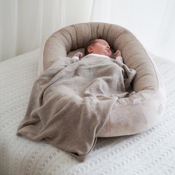Merino blanket Merinolove - beige