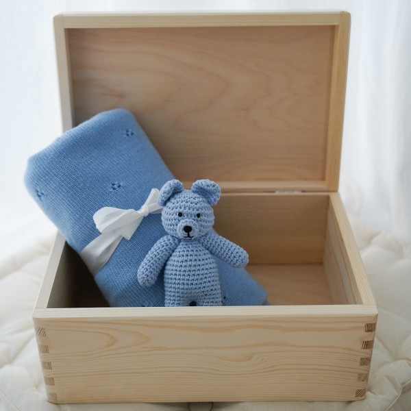 Gift set Little Bear - light blue
