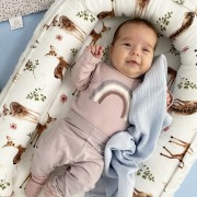 Pieluszka muślinowa de lux - błękit