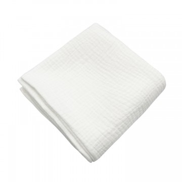 Muslin square de lux - light blue