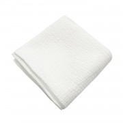 Muslin square de lux - light blue