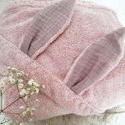 Bamboo baby towel - Paradise feathers - cream