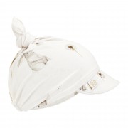 Bamboo visor scarf with elastic - Bunnies