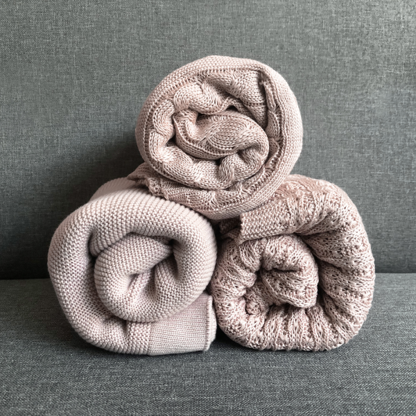 Bamboolove Air blanket Blush pink