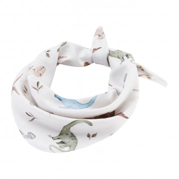 Bamboo triangle scarf Sea friends