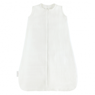 Cotton muslin sleeping bag Cream