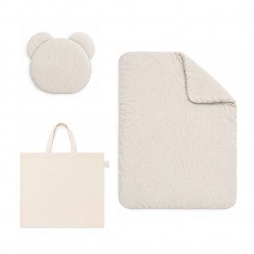 Muslin Bear Set - Beige