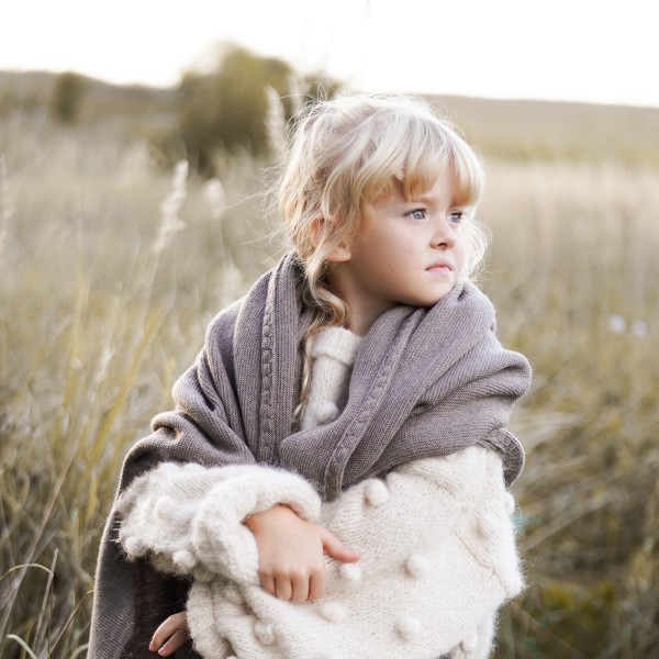 Koc Merino premium - taupe