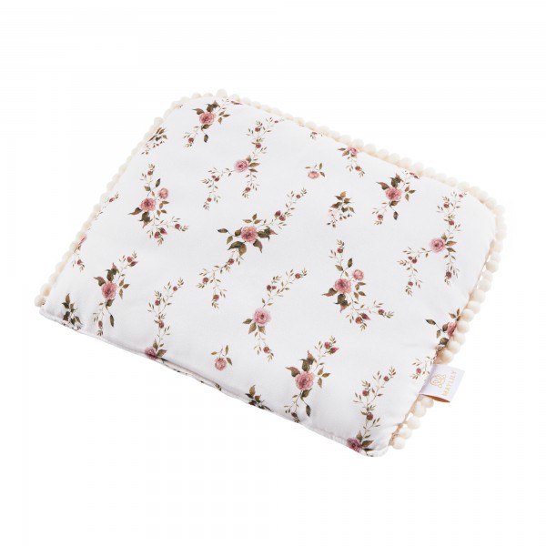 Pompom bamboo baby pillow Heavenly feathers