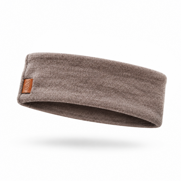 Merino headband - taupe