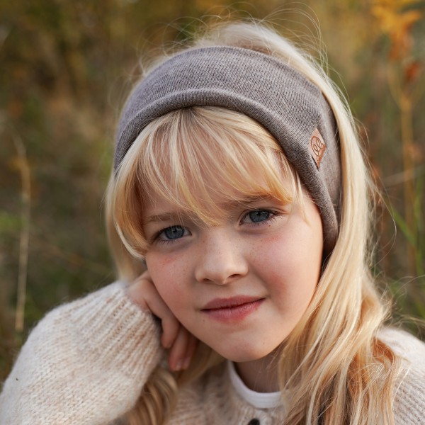 Merino headband - taupe