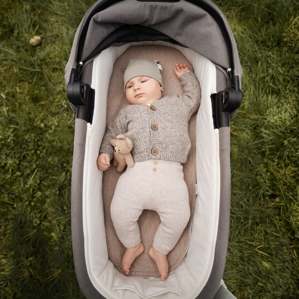 Merino 3D carrycot liner - beige