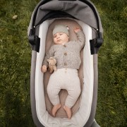 Merino 3D carrycot liner - beige