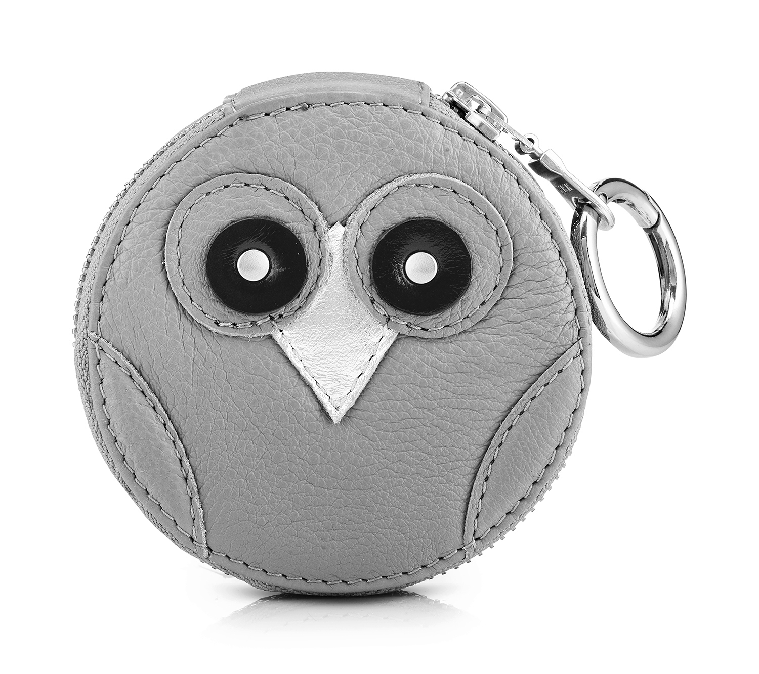 IDA owl purse - grey by Kasia Cichopek