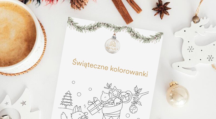 Świąteczna niespodzianka - kolorowanki!